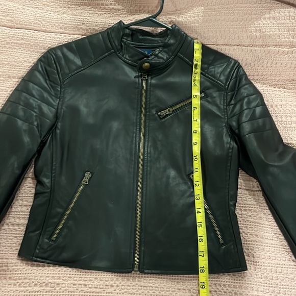 Polo faux leather jacket - Picture 10 of 11